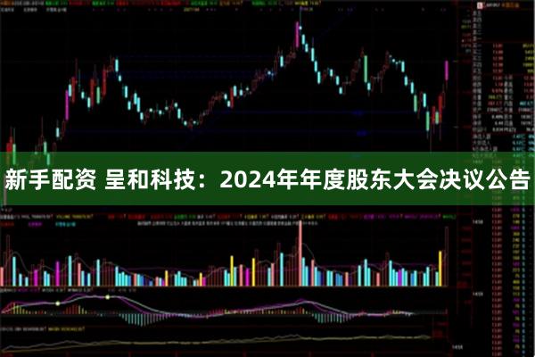 新手配资 呈和科技：2024年年度股东大会决议公告